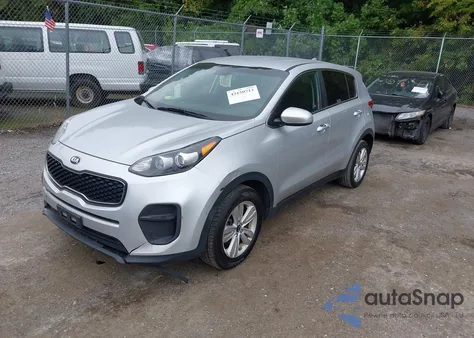 2019 Kia Sportage Lx z USA, uszkodzony, nr VIN KNDPM3AC5K7592695